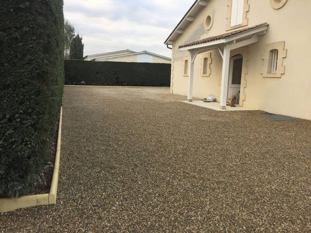 Chantier jardin exterieur